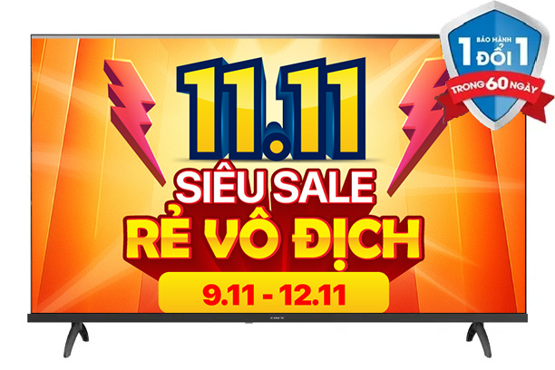 Smart Tivi Coex 43'' 43FH6000HK FHD tích hợp tính năng Karaoke