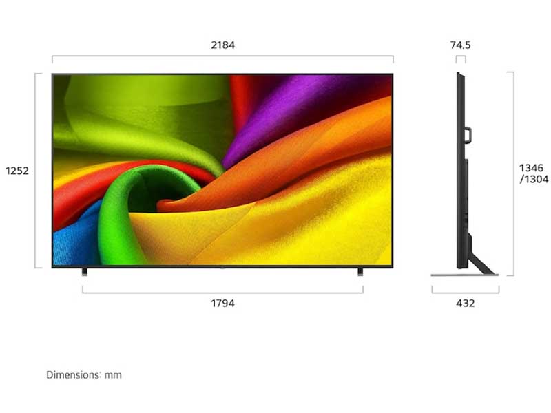 Smart Tivi LG AI 4K 98 inch 98NU855BPSB