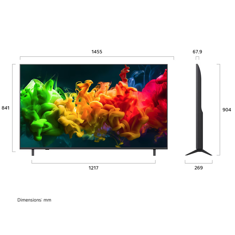 Smart Tivi QNED LG AI 4K 65 inch 65QNED80BSA