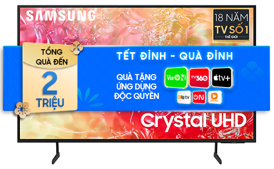 Smart Tivi Samsung 4K 55 inch 55DU7000 Crystal UHD