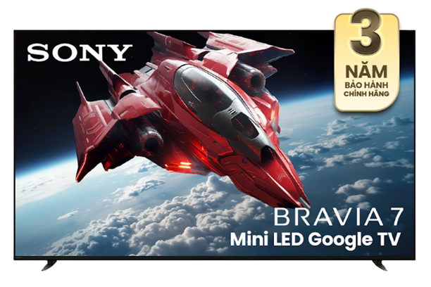 Google Tivi Sony BRAVIA 7 Mini LED (QLED) 4K 75 inch K-75XR70