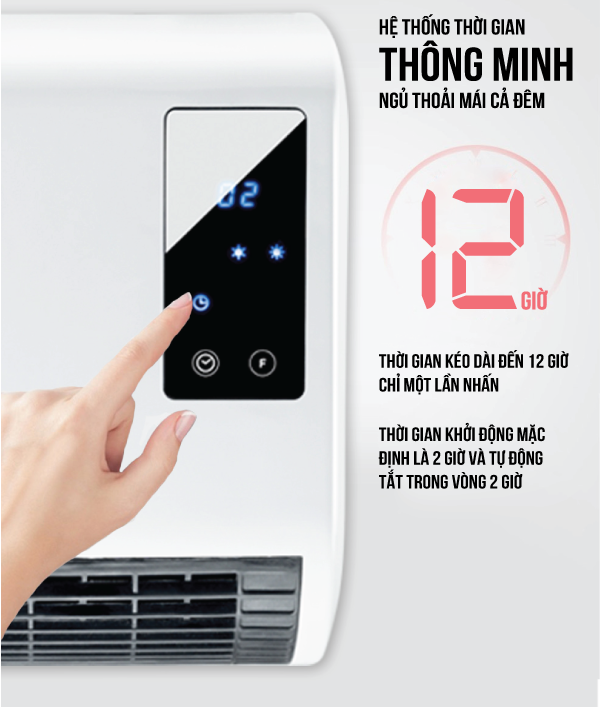 Sưởi phòng tắm đa năng Roler RL - 2114A (2000W, Điều khiển từ xa)