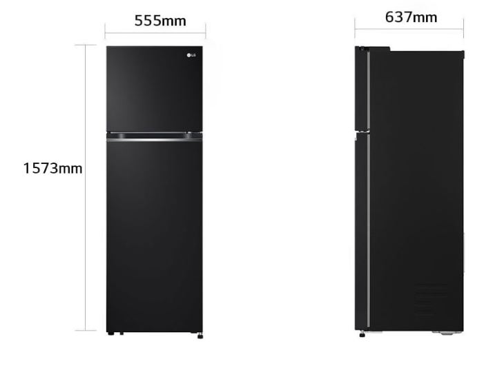Tủ lạnh LG Inverter 243L GV-B242BL