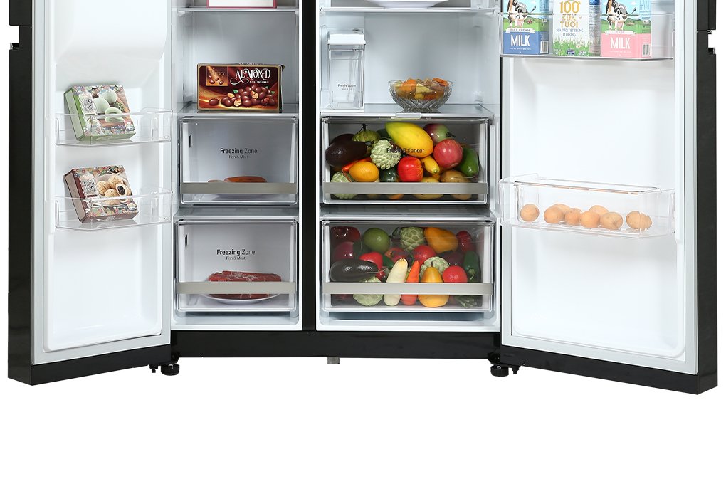 Tủ lạnh SBS LG Inverter 635L GR-X257MC