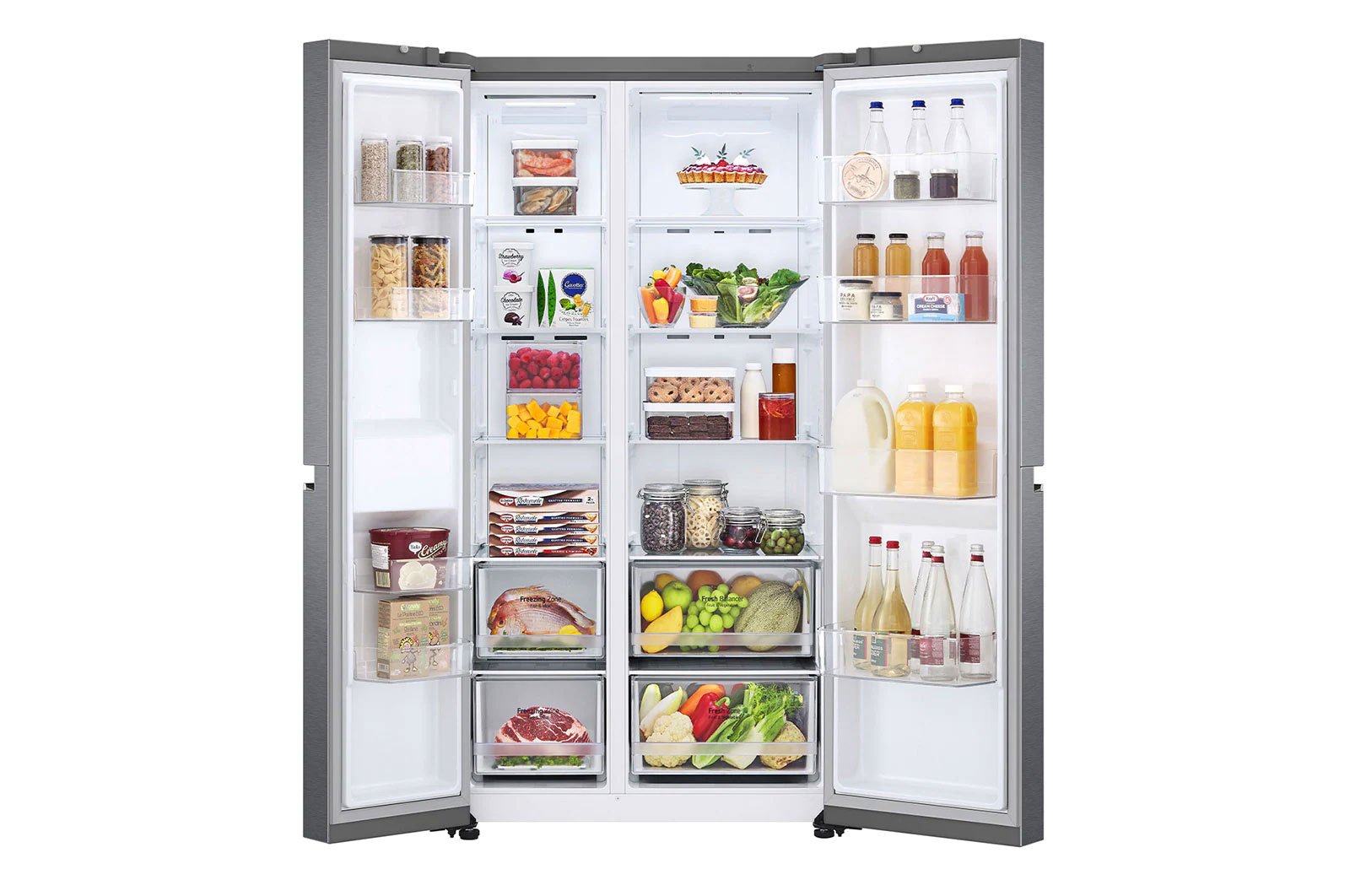 Tủ lạnh SBS LG Inverter 649L GR-B257JDS