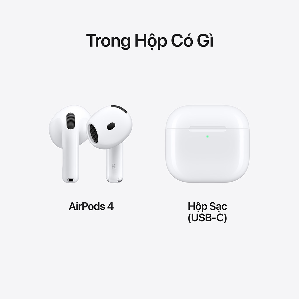 Tai nghe Apple AIRPODS 4 A3050 A3053 A3058-ITP MXP63ZP/A