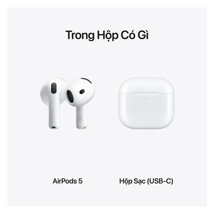 Tai nghe Apple Airpods 5 A3531 A3532 A3530-ITP_MKFW4ZP/A