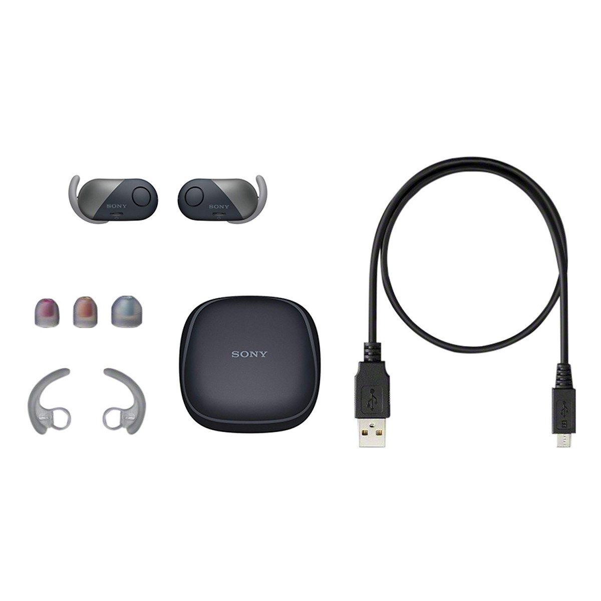 Tai nghe Bluetooth Sony WF-SP700N/BME màu đen
