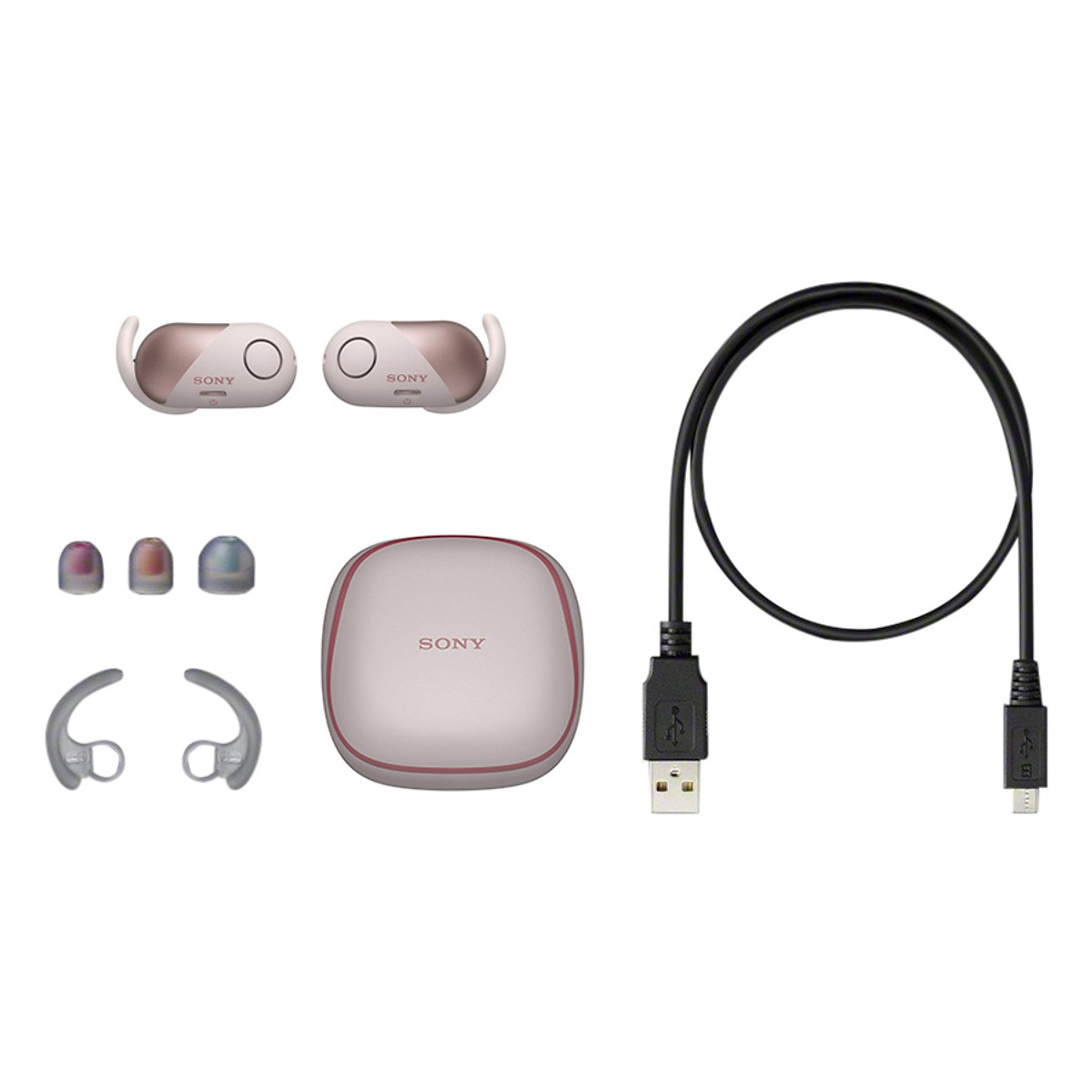 Tai nghe Bluetooth Sony WF-SP700N/PME màu hồng