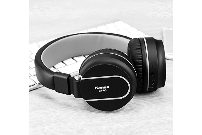 Tai nghe chụp đầu Bluetooth Kanen BT-05 (Blue, Black) (Có Micro)