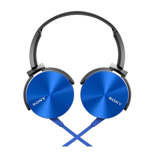 Tai nghe chụp đầu Sony có mic MDRXB450APLQE Blue