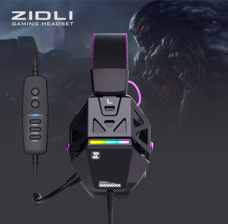 Tai nghe Gaming Zidli FH31 Tàu NGẦM BOREI (7.1, USB, RGB)