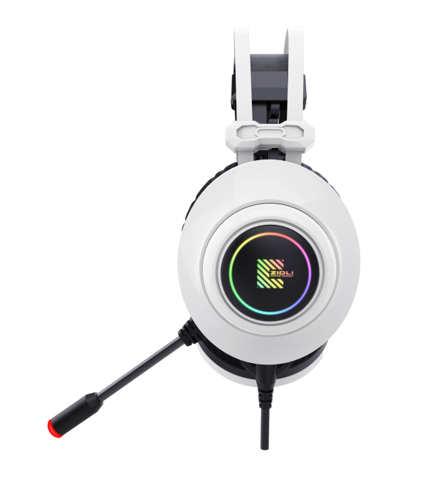 Tai nghe Gaming ZIDLI SH320V  (Sound 7.1 , RGB LED, USB.. )- White