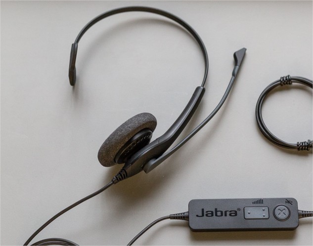 Tai nghe Jabra Biz 1100 USB Mono (1 tai), có Micro