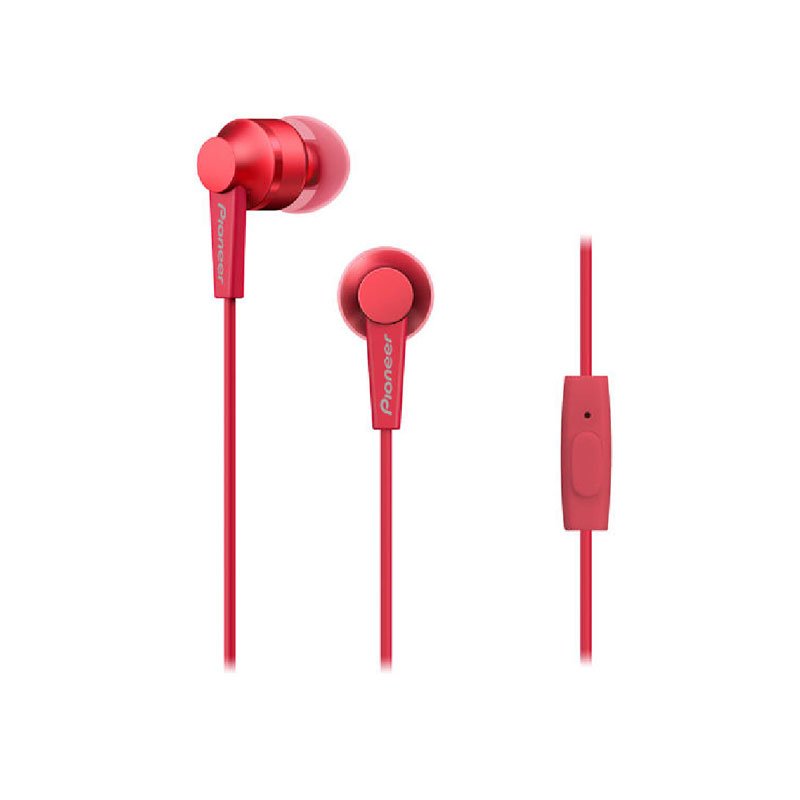 Tai nghe nhét tai có mic Pioneer SE-C3T(R)CU Đỏ