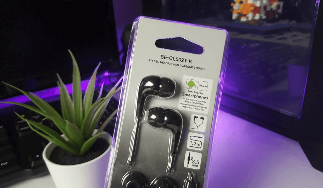Tai nghe nhét tai có mic Pioneer SE-CL502T-K/XZCEL5 Đen