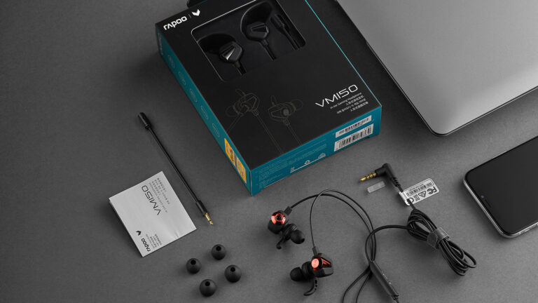 Tai nghe nhét tai Rapoo gaming Vpro VM150