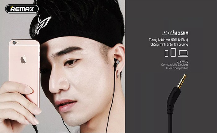 Tai nghe nhét tai Remax Bracelet Earphone RM-330