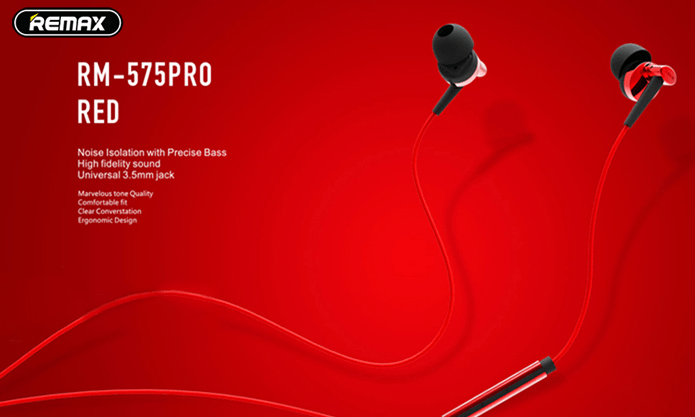 Tai nghe nhét tai Remax Earphone RM-575 Pro