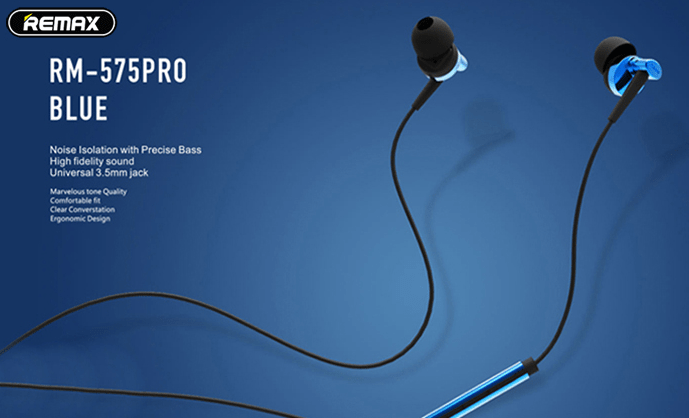 Tai nghe nhét tai Remax Earphone RM-575 Pro