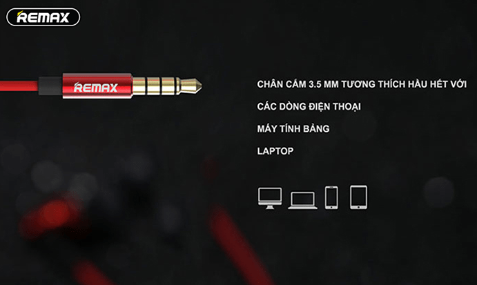 Tai nghe nhét tai Remax Earphone RM-575 Pro