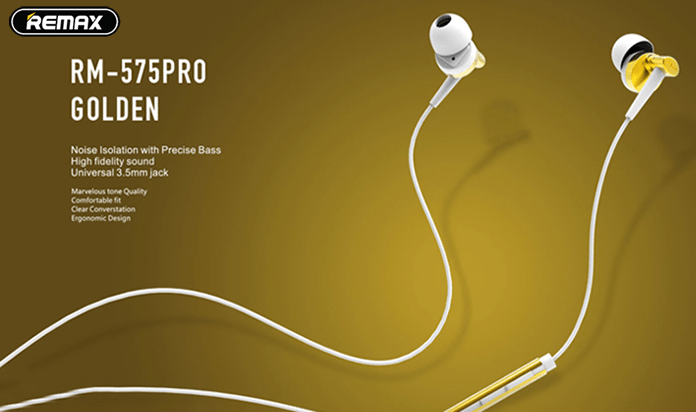 Tai nghe nhét tai Remax Earphone RM-575 Pro