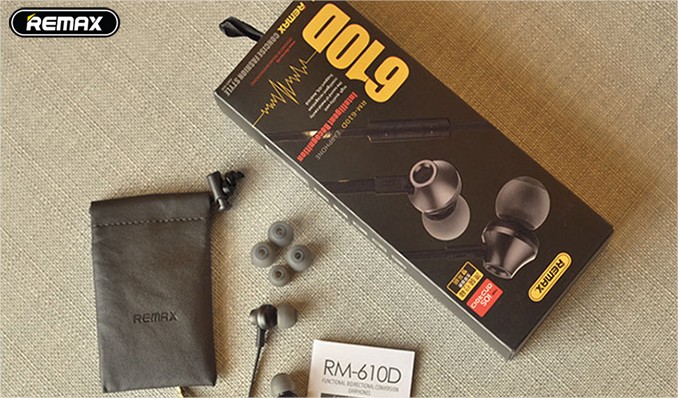 Tai nghe nhét tai Remax Earphone RM-610