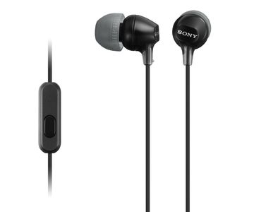 Tai nghe nhét tai Sony MDR-EX15APBZE màu đen (Có Micro)