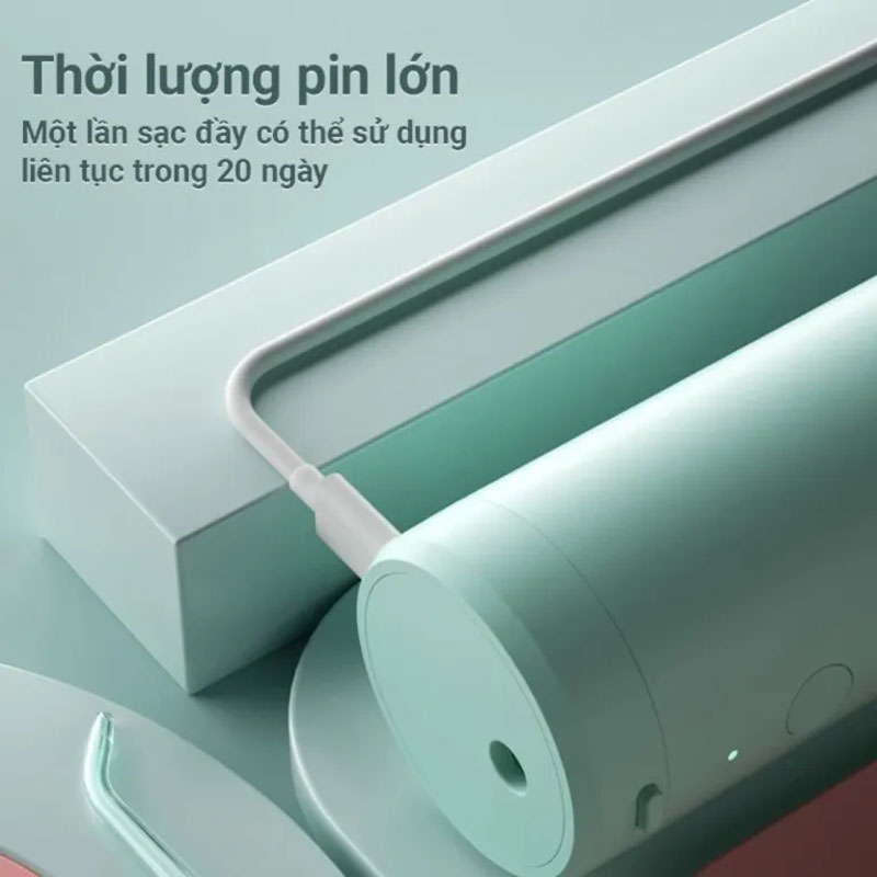 Tăm nước Enchen Mint 3 xanh