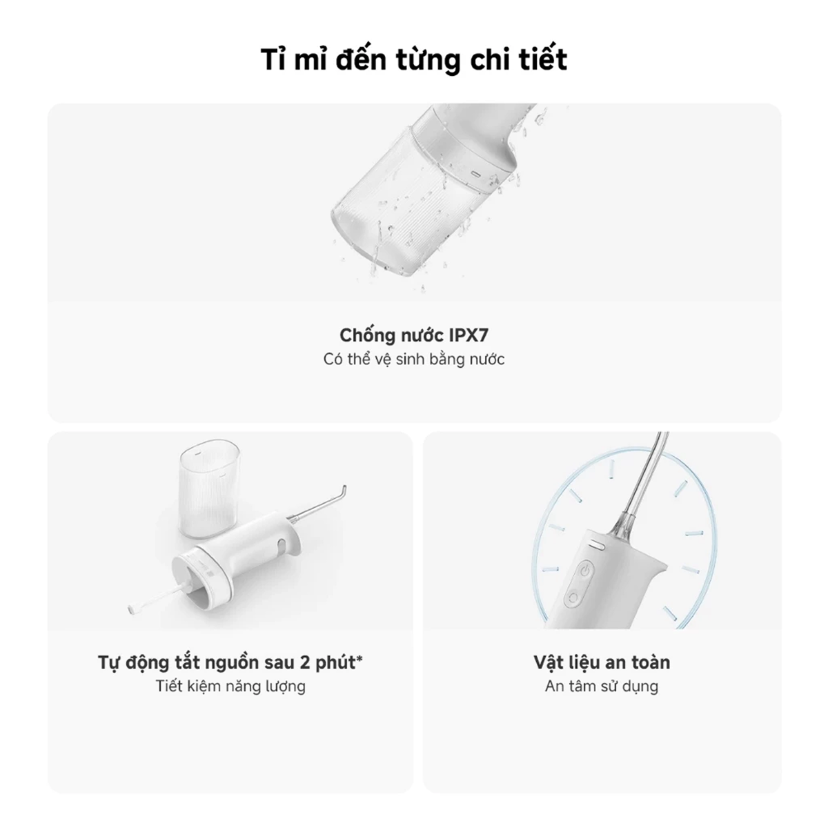 Tăm nước Xiaomi 200ml Water Flosser 2 BHR9235GL