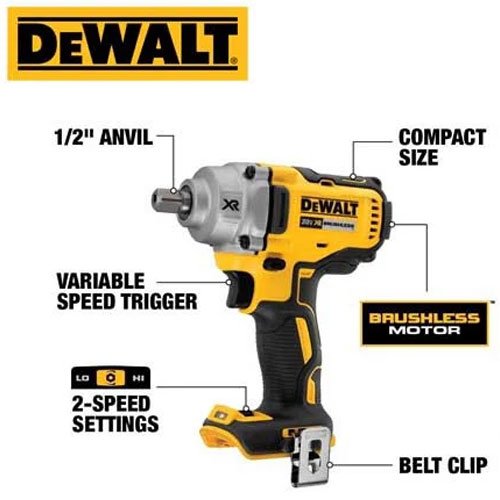 Thân máy vặn bulong dùng pin Dewalt DCF894N-KR 18V