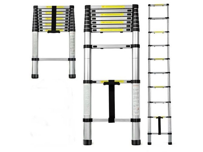 Thang nhôm rút gọn đơn FUJIHOME TLI380