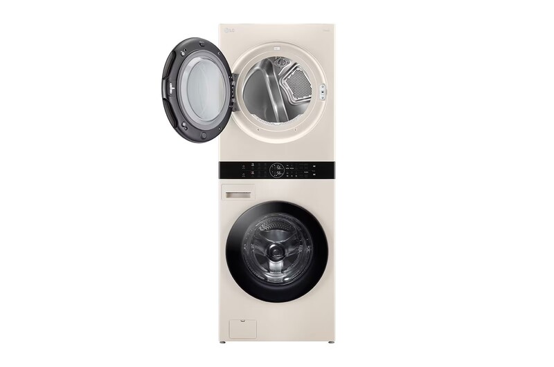Tháp máy giặt cao cấp LG WashTower 14Kg + sấy 10Kg WT1410NHE