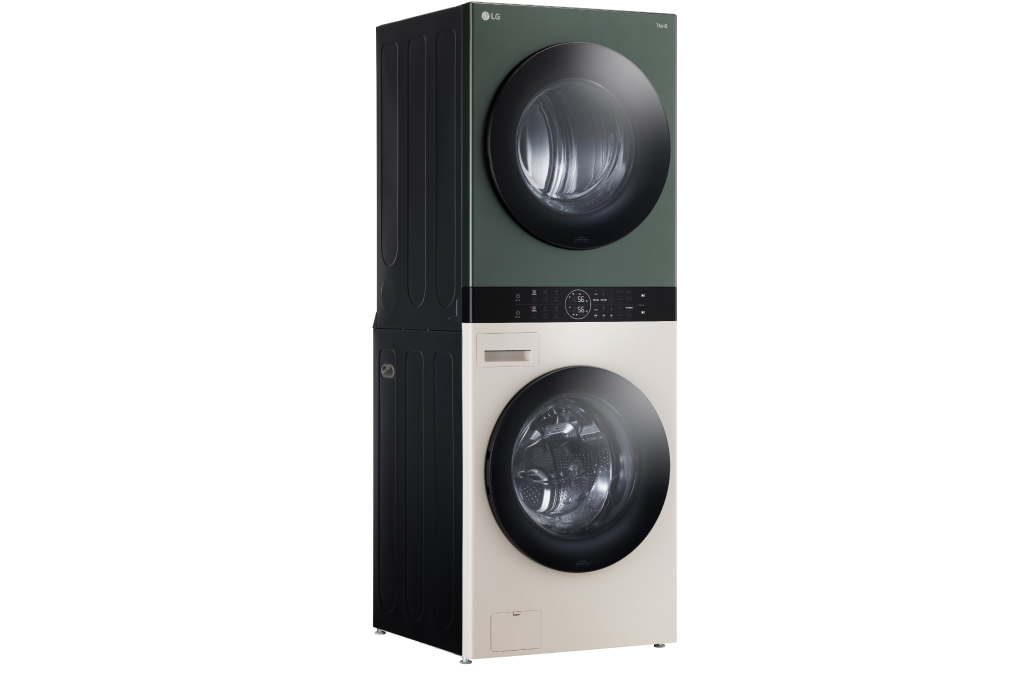 Tháp máy giặt cao cấp LG WashTower 25Kg + sấy 17Kg WT2517NHEG