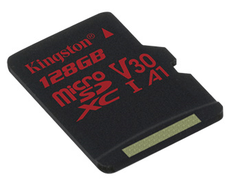 Thẻ nhớ Kingston 128GB microSDXC Canvas React 100R CL10 UHS-I U3 Single Pack with Adapter_SDCR/128GB