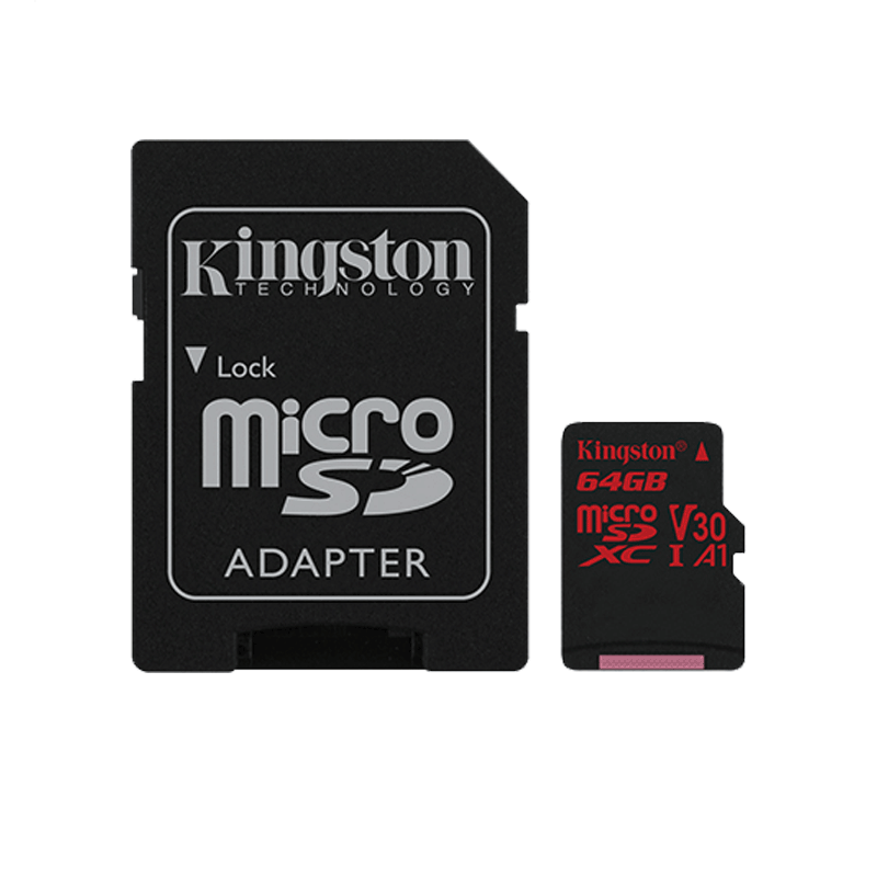 Thẻ nhớ Kingston MicroSDHC Canvas React 100R/70W U3 SDCR/64GB