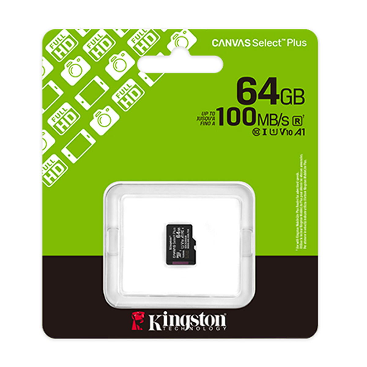 Thẻ nhớ micro SD Kingston 64Gb (SDCS3/64GB)