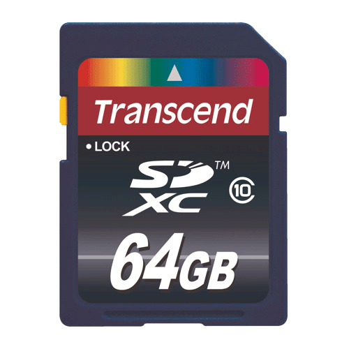 Thẻ nhớ SD Transcend 64GB Class 10 30MB - BH 30 ngày