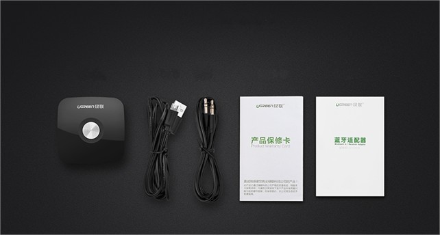 Thiết bị nhận Bluetooth 4.1 Music Receiver cho loa,amply hỗ trợ cổng 3,5mm Ugreen UG-30444