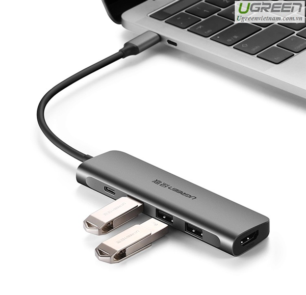 Thiết bị mở rộng USB type-C sang HDMI/ Hub USB 3.0 Ugreen 50209