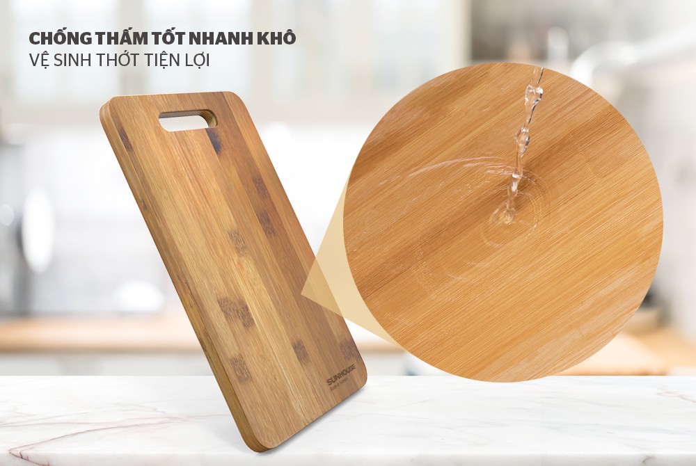 Thớt tre tự nhiên Sunhouse KS-CH3020B