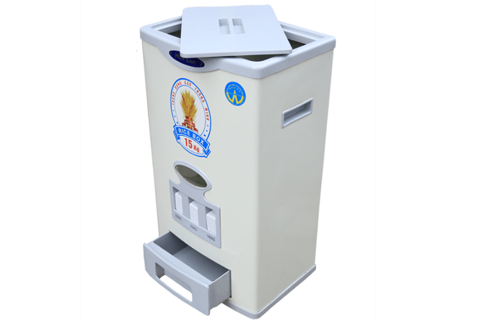 Thùng đựng gạo thông minh Hoa Lan 15kg HL-15