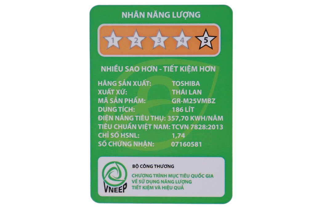 Tủ lạnh 2 cánh Inverter Toshiba GR-A25VU(UK) - 186 Lít