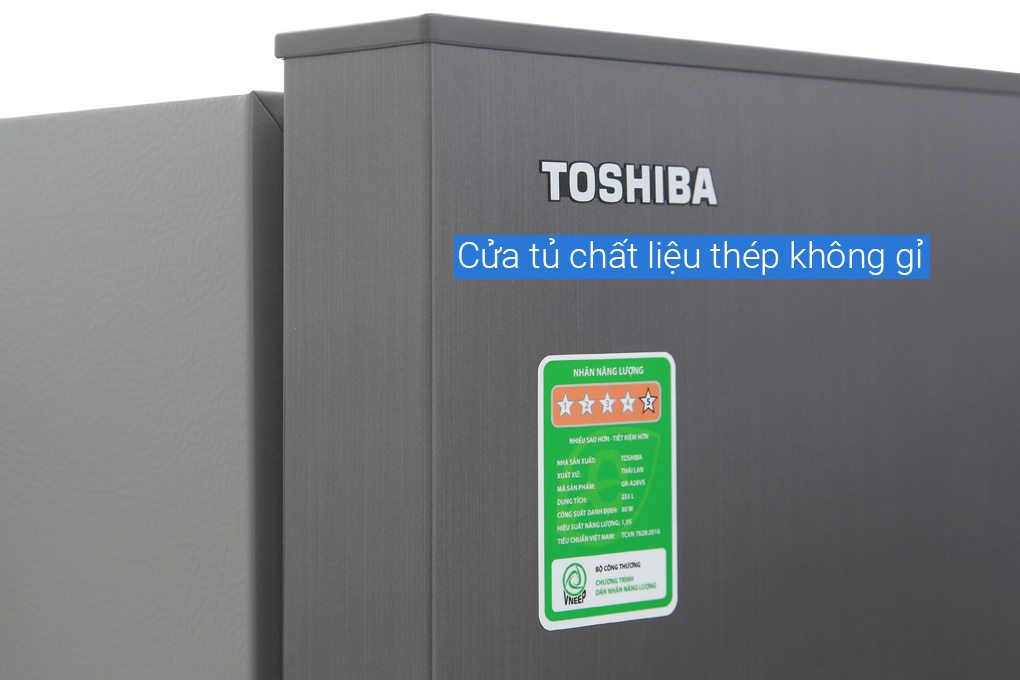 Tủ lạnh 2 cánh Inverter Toshiba GR-A28VS(DS) - 226 Lít