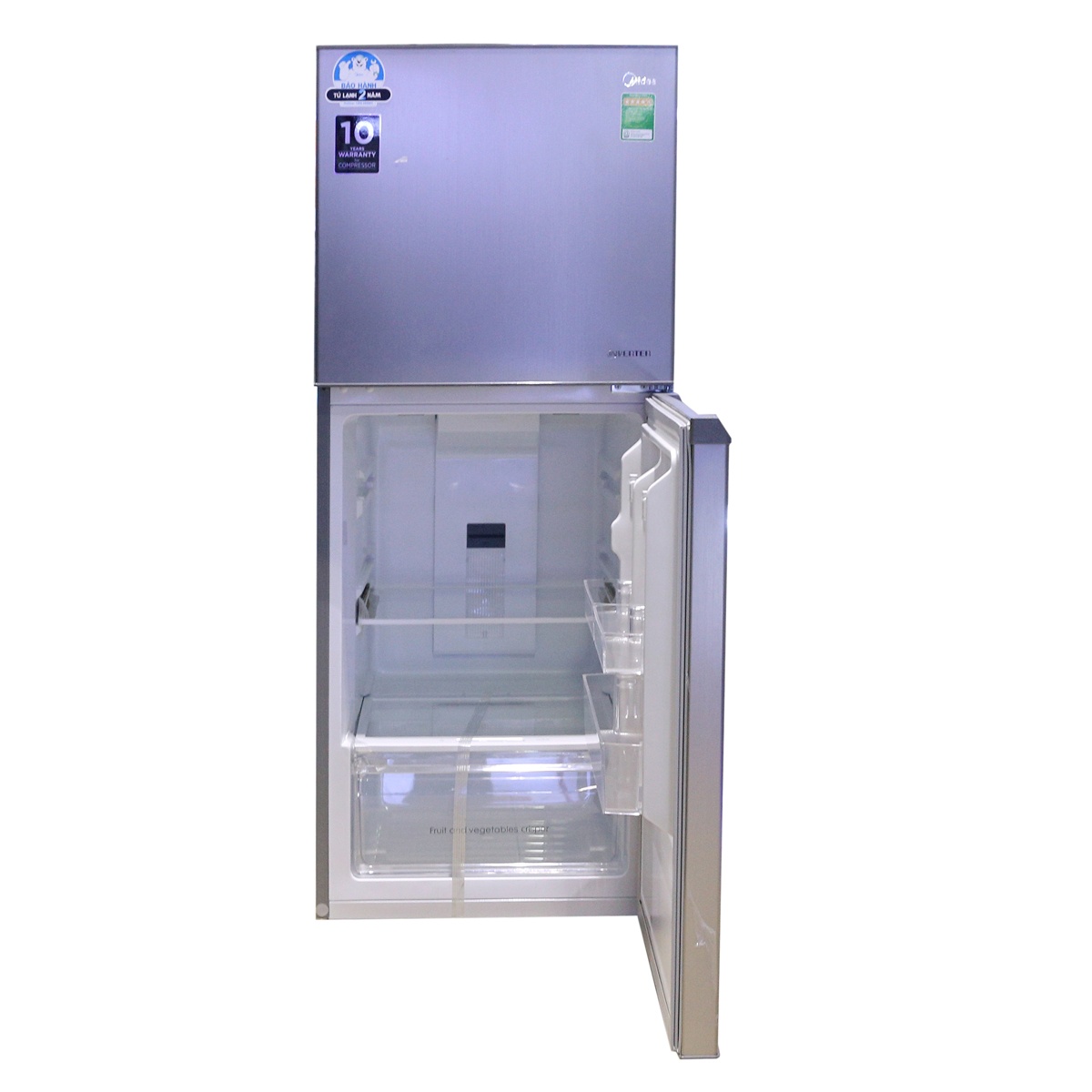 Tủ lạnh 2 cánh Midea MRD-255FWEIS 207 lít