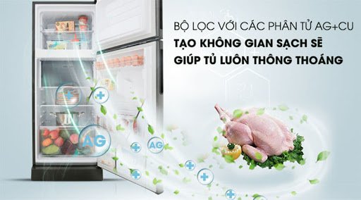 Tủ lạnh 2 cánh Midea MRD-294FWES 239 lít