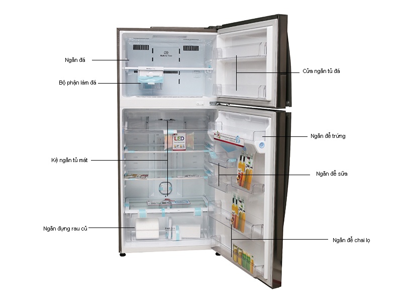 Tủ lạnh LG GR-L502S - 458 Lít Inverter