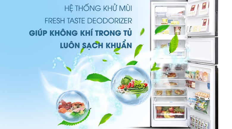 Tủ lạnh 3 cánh Electrolux EME3500BG - 350L Inverter