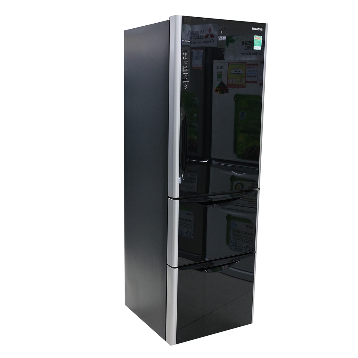 Tủ lạnh 3 cánh Hitachi R-SG38FPGV (GBK) 375L Inverter