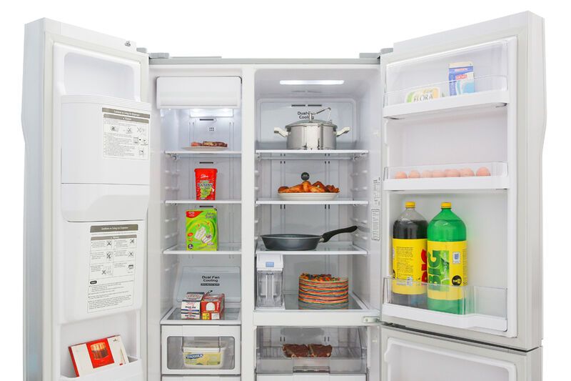 TỦ LẠNH 3 cánh SBS HITACHI R-M700PGV2 (GS) - 600 Lít (Bạc)